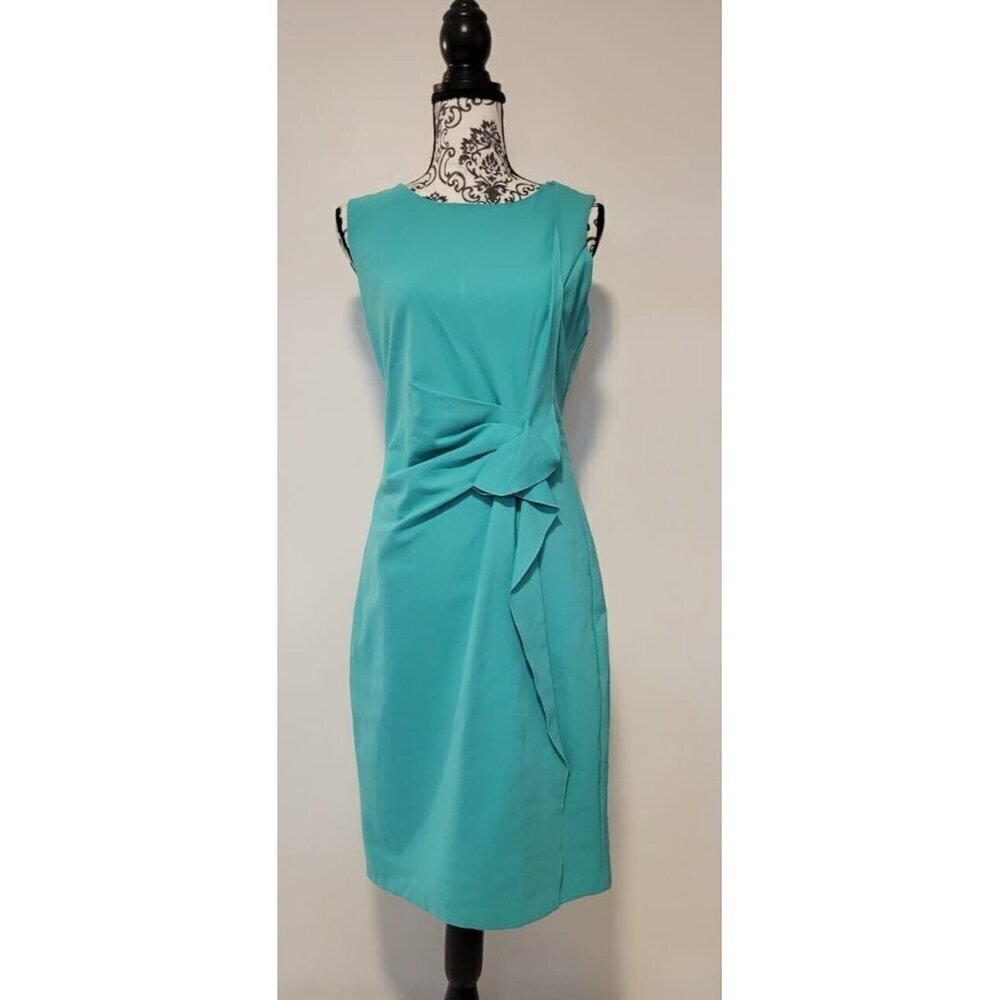 Kobi Halperin Women's Aqua Blue Casual Dress 10